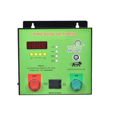 Three Phase Digital DOL Starter with GSM Mobile Starter +WLC